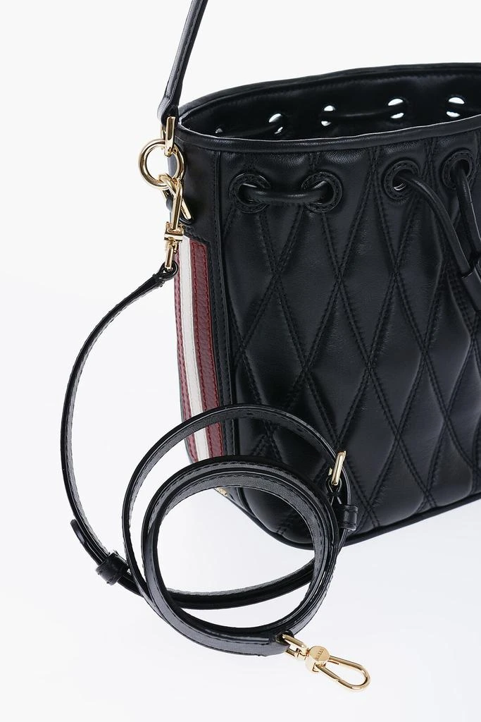 Bally Quilted Leather Donae Bucket Bag 5