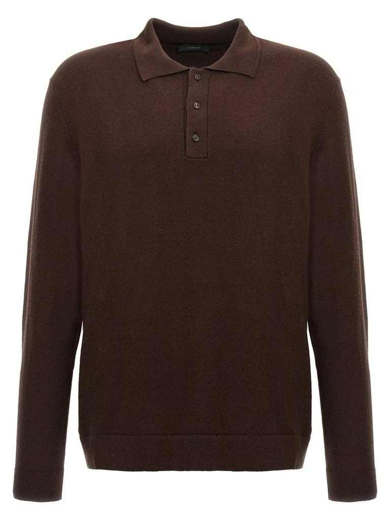 Zanone Zanone Cashmere Wool Polo Shirt - Polo Shirts - BeyondStyle