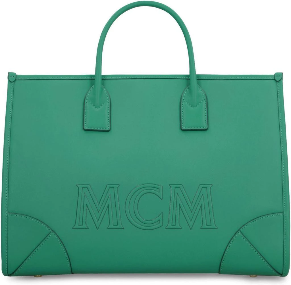 MCM Mcm München Leather Tote 2