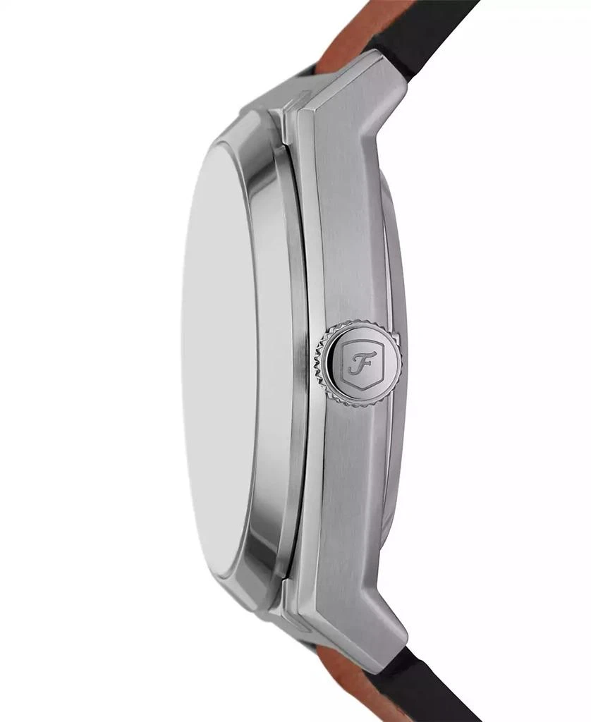 Fossil Men
s Everett Automatic Brown Leather Watch 42mm 4