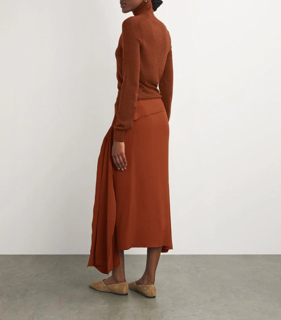 Victoria Beckham Wool Midi Dress 3