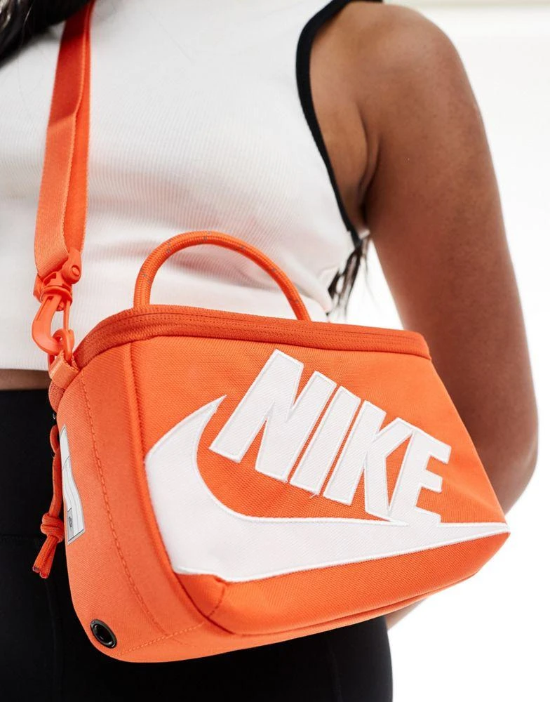 NIKE Nike mini shoebox crossbody bag in orange 3