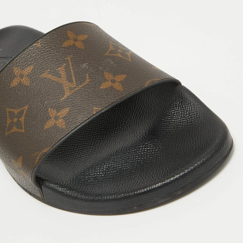 Louis Vuitton Louis Vuitton Monogram Macassar Canvas Waterfront Slides Size 40.5 7