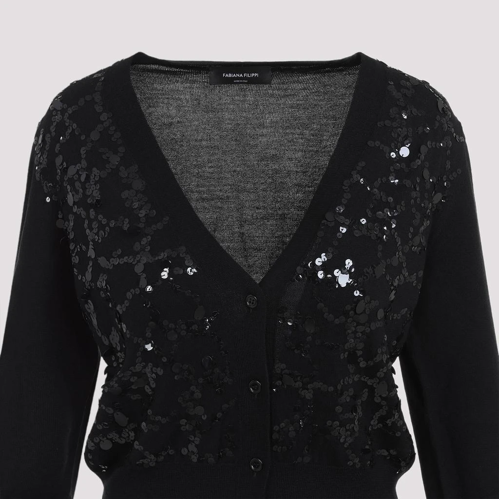 Fabiana Filippi VIRGIN WOOL CARDIGAN 4