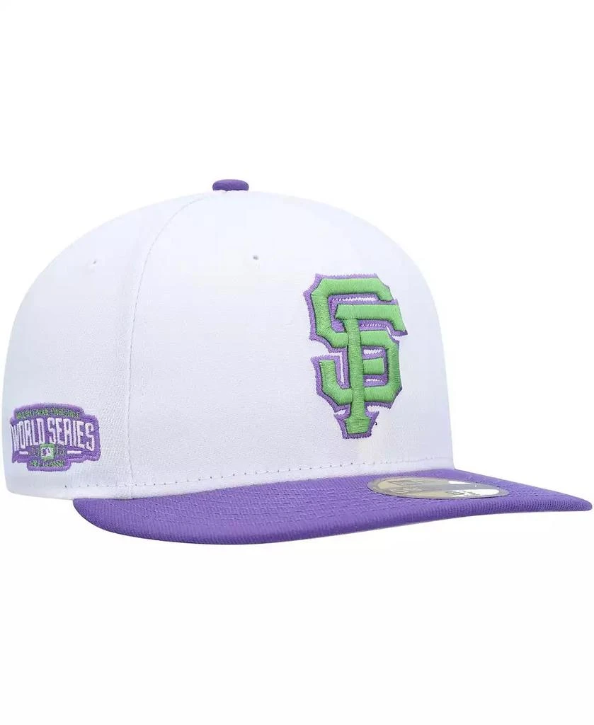 New Era Men's White San Francisco Giants 2014 World Series Side Patch 59FIFTY Fitted Hat 1