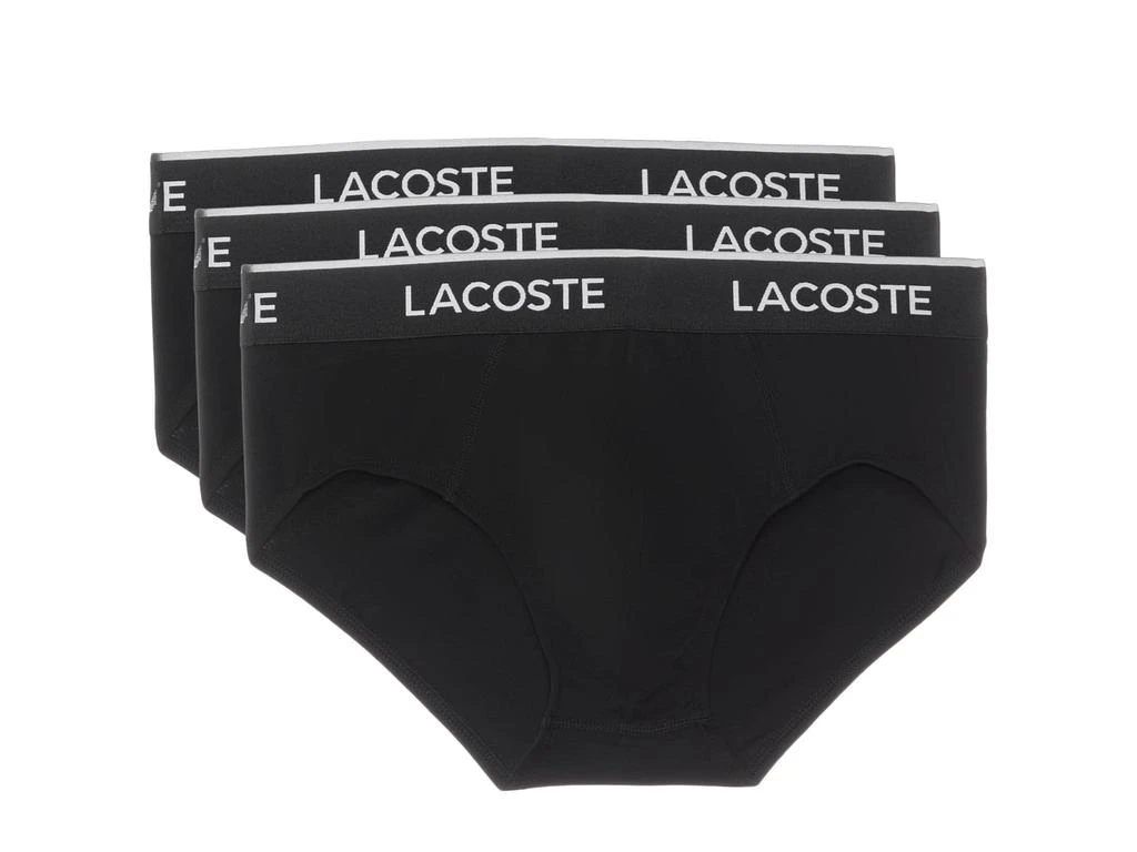 Lacoste Cotton Stretch Essentials Briefs 3-pack 1