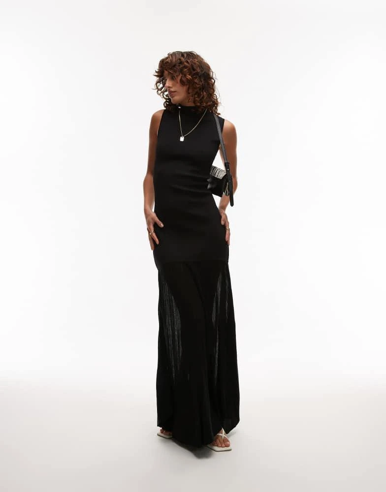 Mango Mango sheer skirt sleeveless maxi dress in black - Dresses & Skirts -  Compare Prices from 6+ Stores - Free Shipping - BeyondStyle