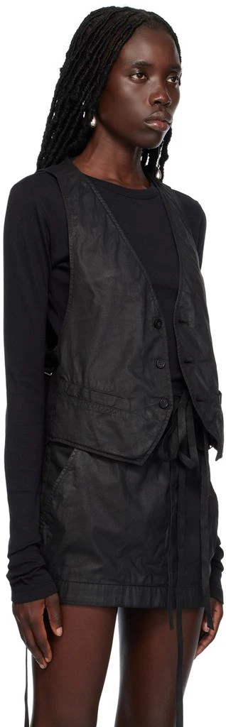 ANN DEMEULEMEESTER Black Lut Vest 2