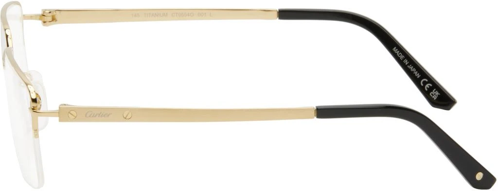 Cartier Gold 'Santos de Cartier' Glasses 3