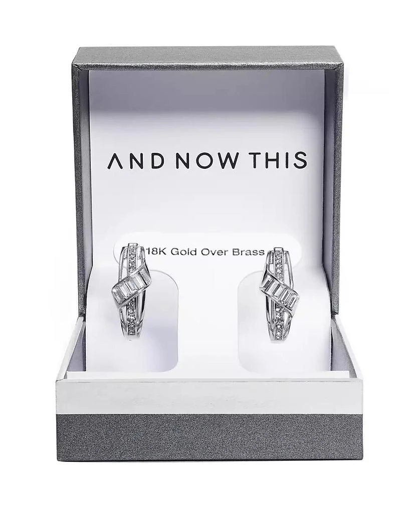 And Now This Crystal Hinged Hoop Earring 3