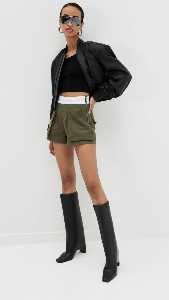 Alexander Wang High Waisted Cargo Rave Shorts 4