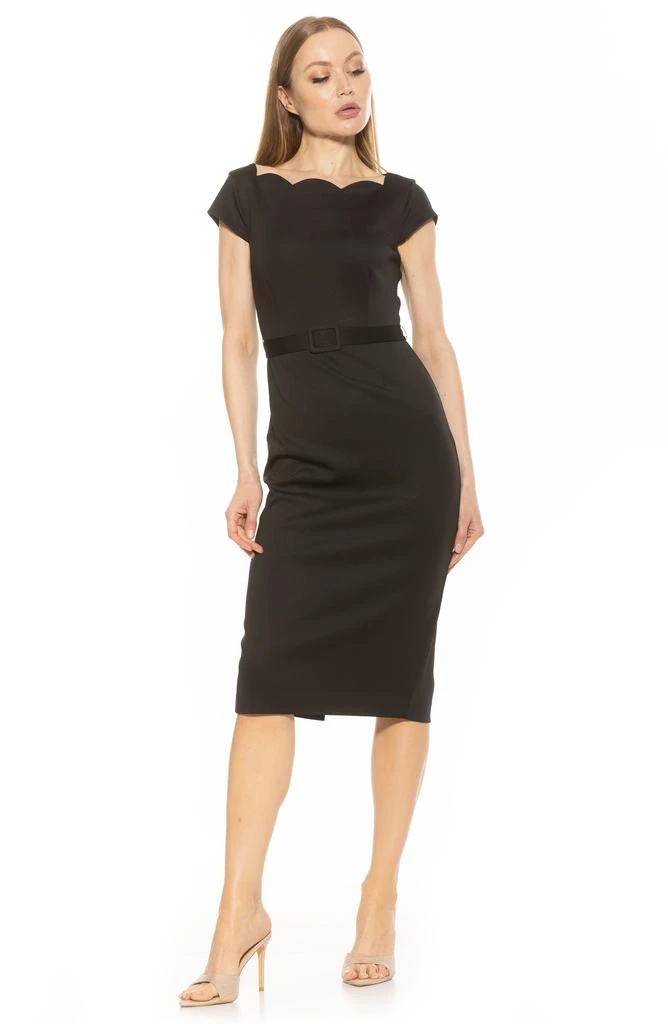 ALEXIA ADMOR Lavinia Midi Sheath Dress 5