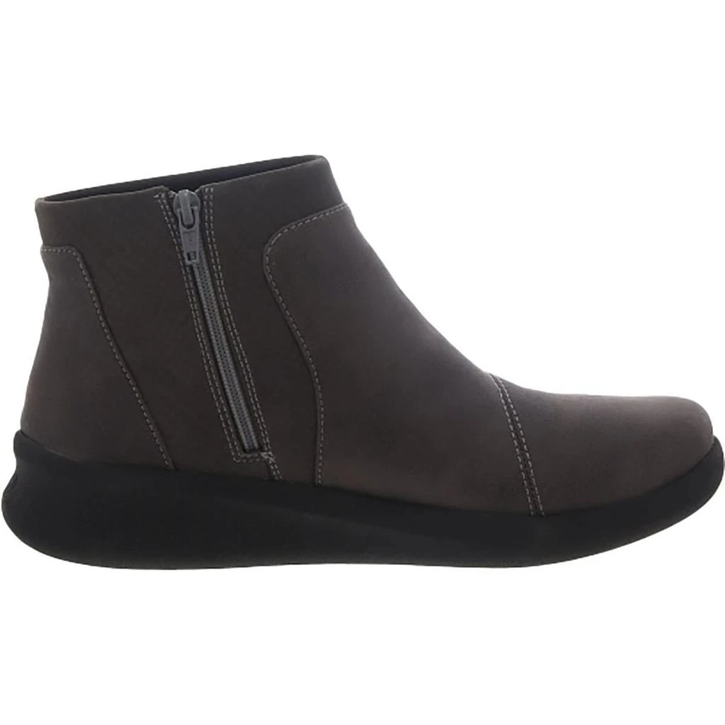 Cloudsteppers by Clarks Sillian2.0 Hi Womens Faux Leather Wedge Ankle Boots 2
