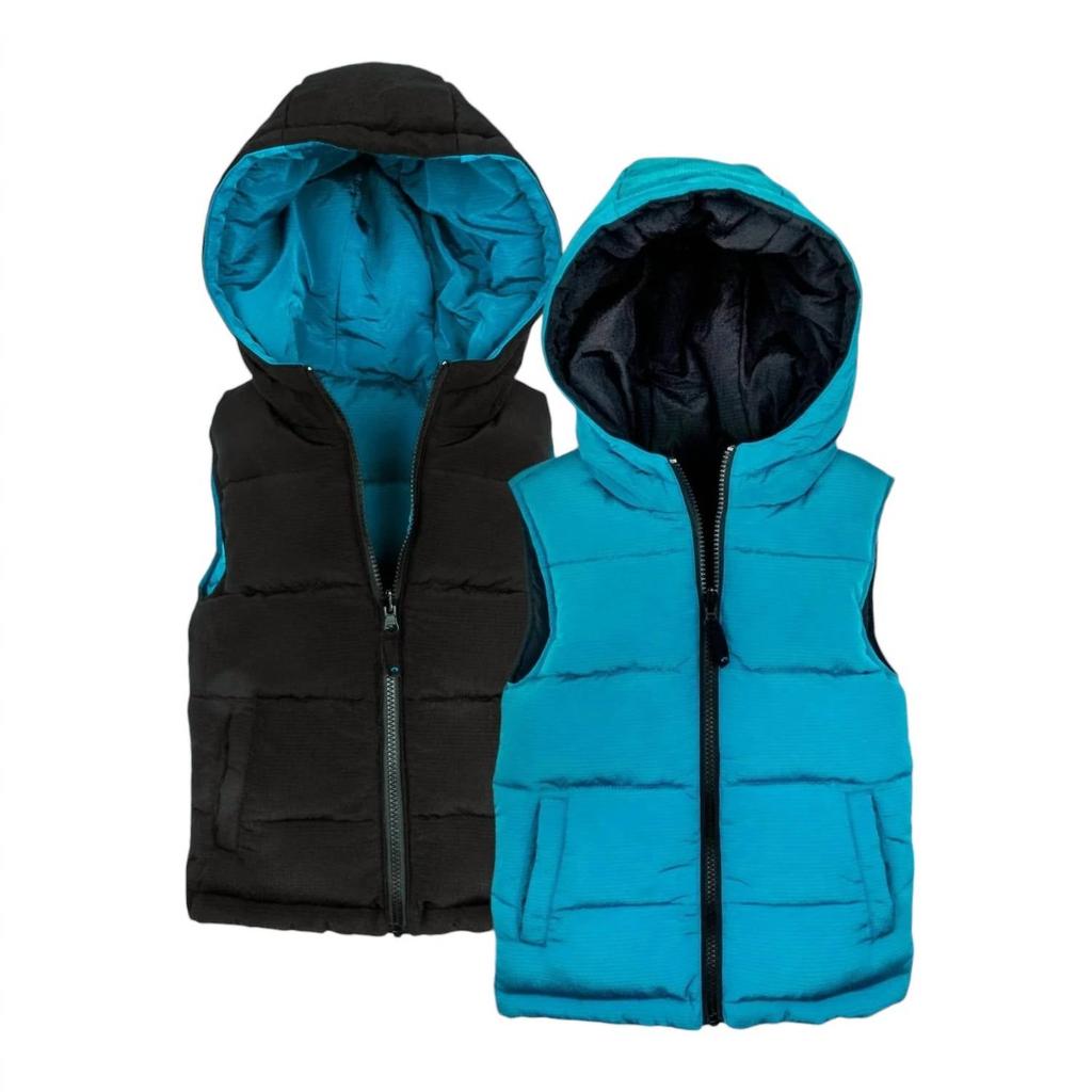 Appaman Reversible Vest In Blue Jewel