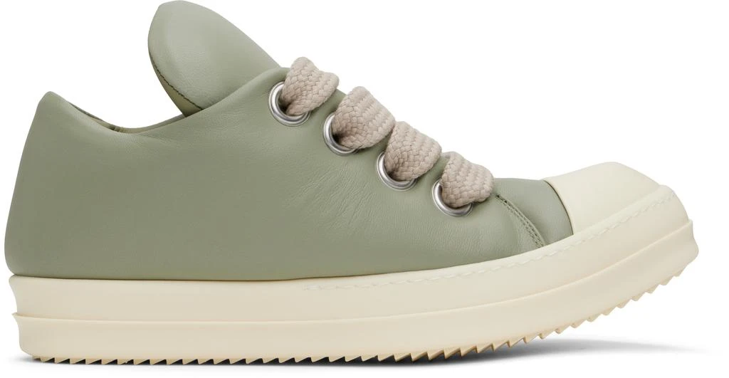 Rick Owens Green Hollywood Jumbolace Sneakers 1