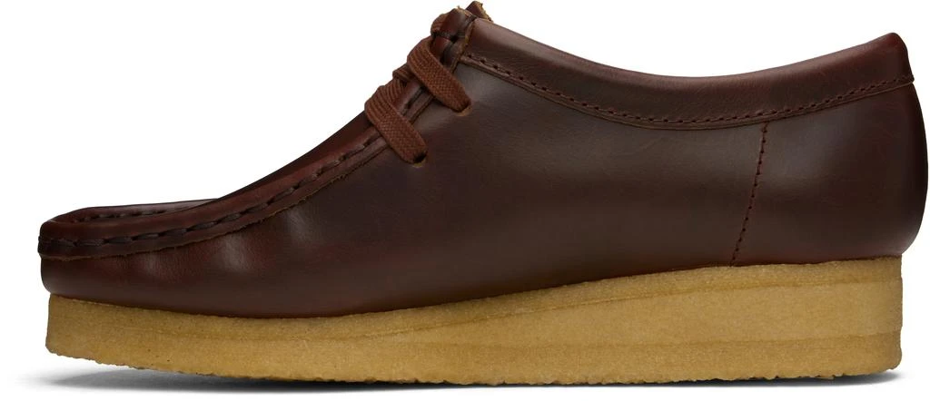 Clarks Burgundy Wallabee Derbys 3
