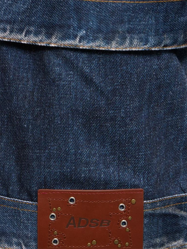 ANDERSSON BELL Trompe L'oeil Double Waist Denim Jacket 3