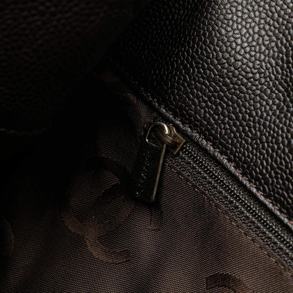 Chanel Chanel Black CC Caviar Tote 8