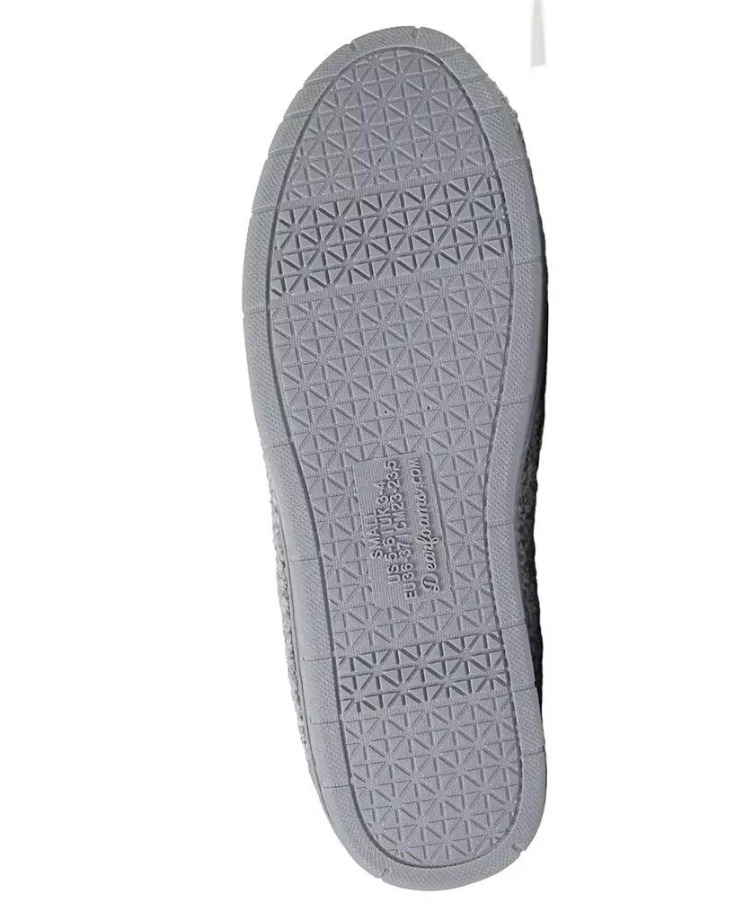 Dear Foams Women's Rachel Marled Chenille Closed Back Slippers 5