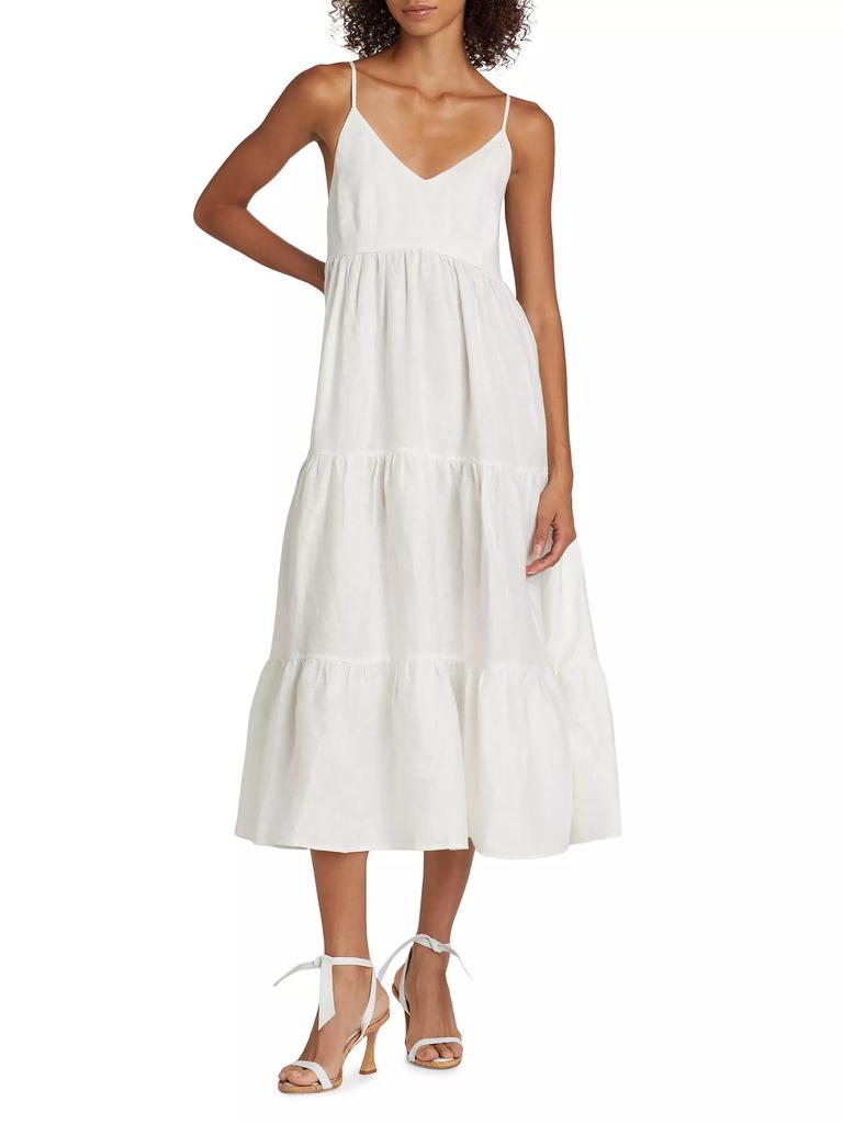 Pour Les Femmes Claudia Spaghetti Strap Dress