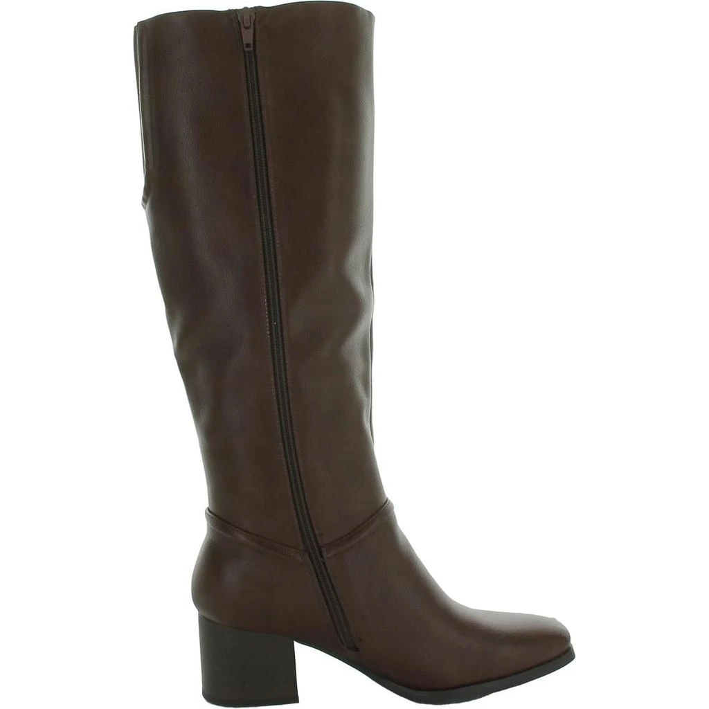 Baretraps Thalia Womens Faux Leather Almond Toe Knee-High Boots 5