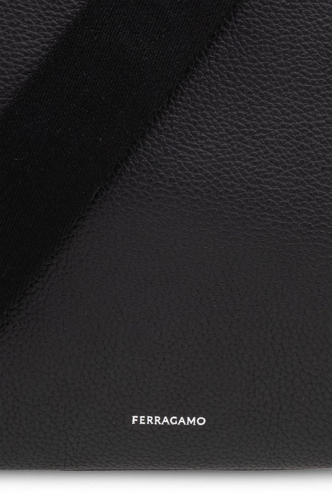 Salvatore Ferragamo Ferragamo Gancini-Lock Logo Printed Shoulder Bag 5