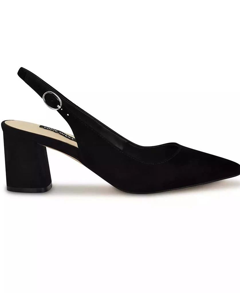Nine West Women's Kamsee Block Heel Slingback Pumps 2