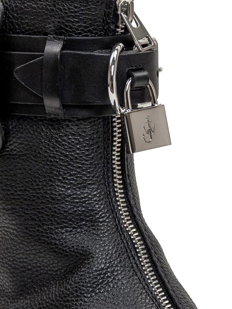 JW Anderson JW Anderson Padlock Embellished Biker Boots 4