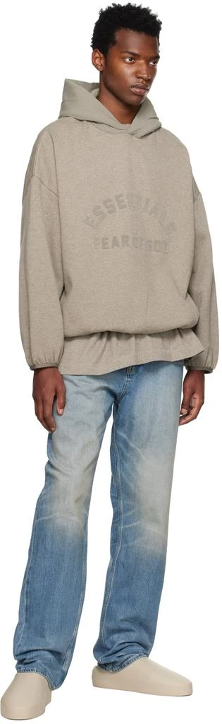 Essentials Gray Bonded Hoodie 5