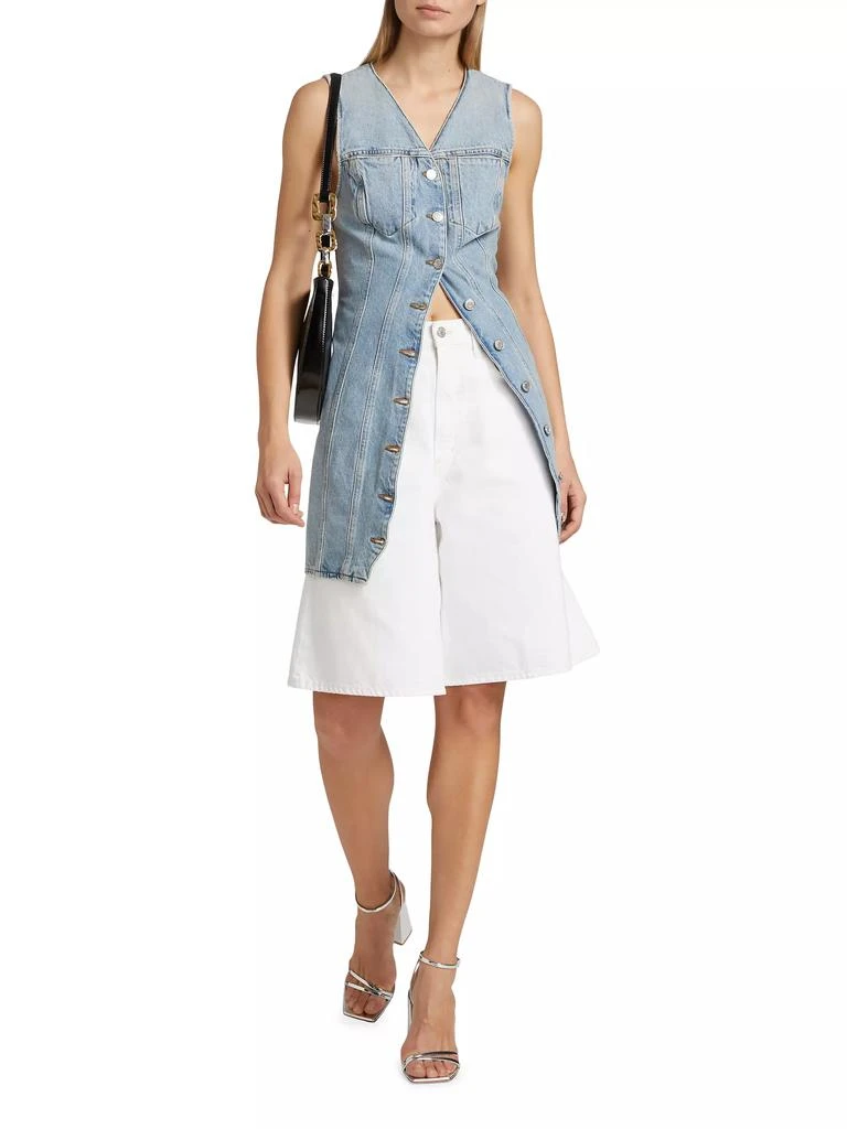 AGOLDE Nolan Cotton Flare Shorts 2