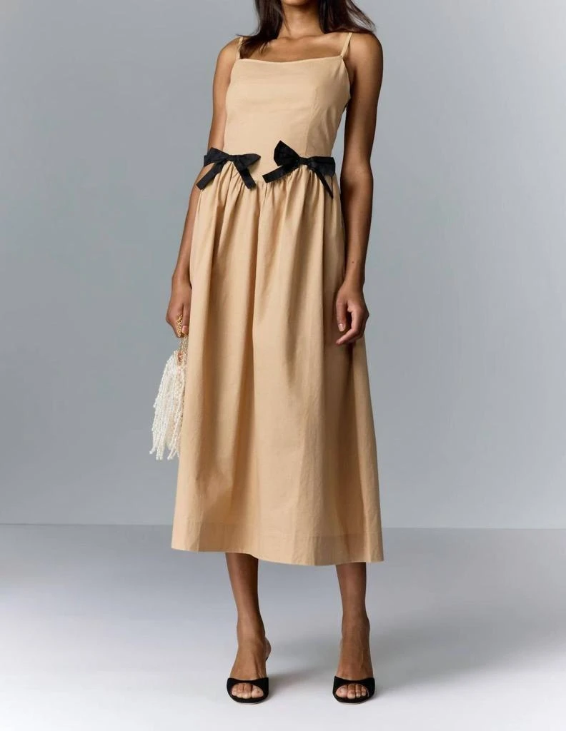 Moon River Moon River - Bow Midi Dress 1