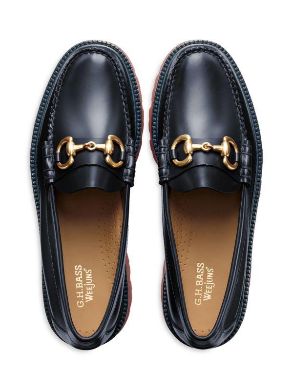 Shop Lincoln Leather Bit Loafers on Sale at BeyondStyle