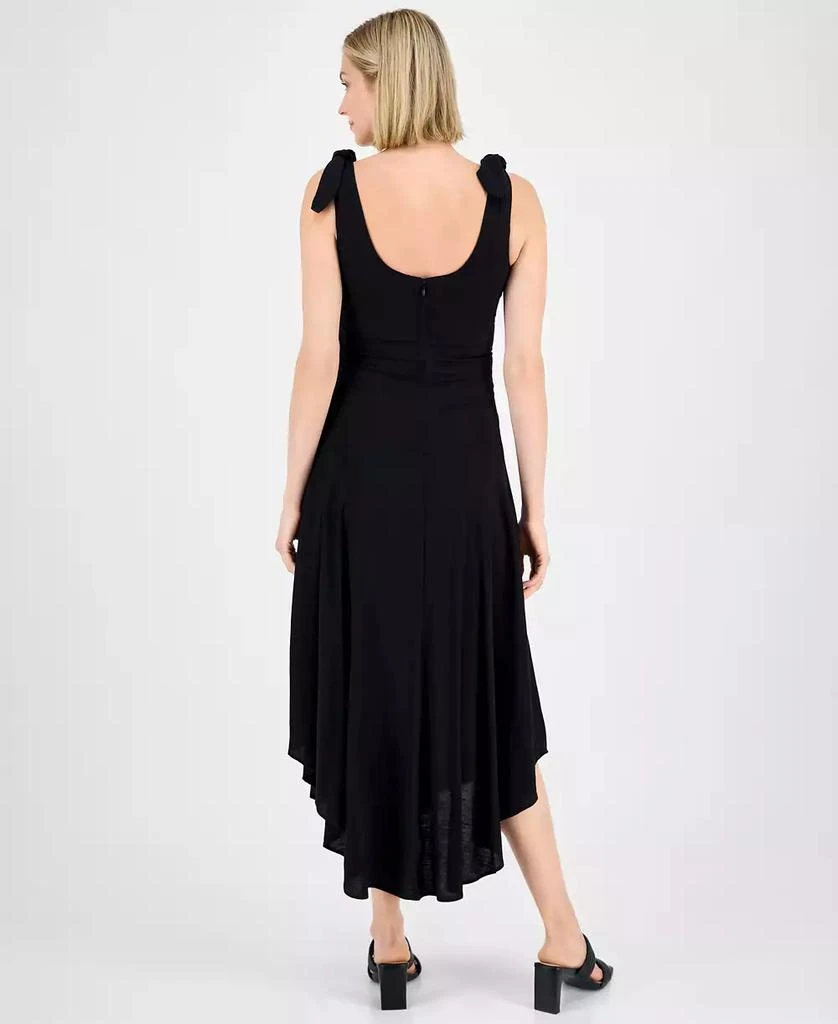 RACHEL Rachel Roy Women's Estelle Knot-Shoulder Ruched Midi Dress 5