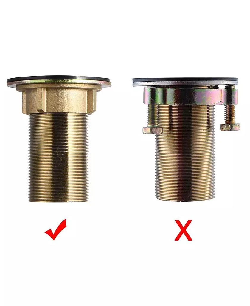 Yescom Aquaterior Undermount Sink Cold 
Hot Water Simple 1 Hole Bathroom Square Faucet 8