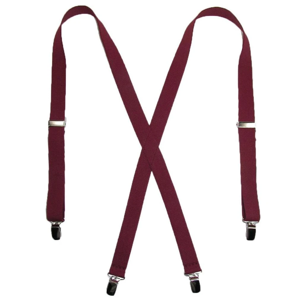 CTM Women's Elastic Clip-End 1 Inch Basic Suspenders 5