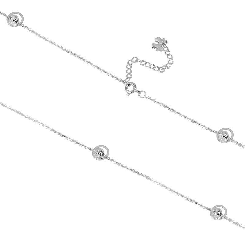 Club Rochelier 925 Sterling Silver Long Necklace
