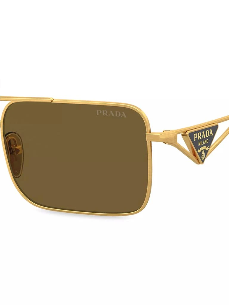 Prada A52S 56MM Rectangular Sunglasses 3