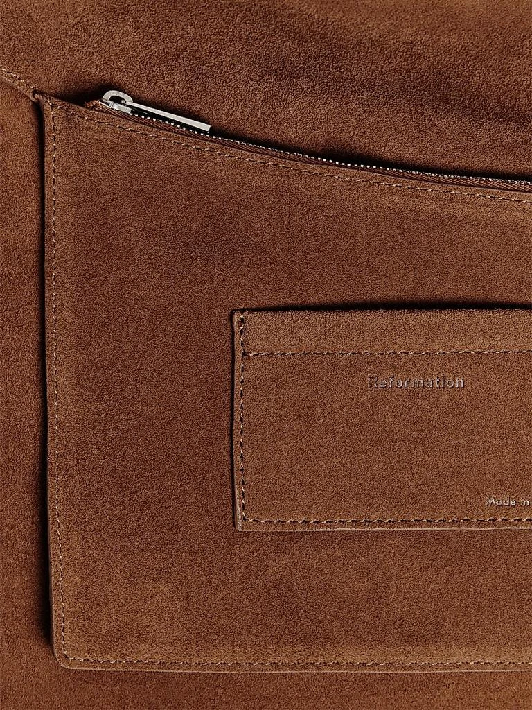 Reformation Medium Vittoria Suede Hobo Bag 4