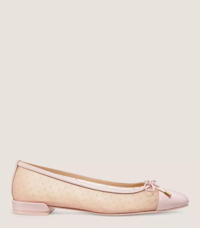 Stuart Weitzman SLEEK BOW FLAT