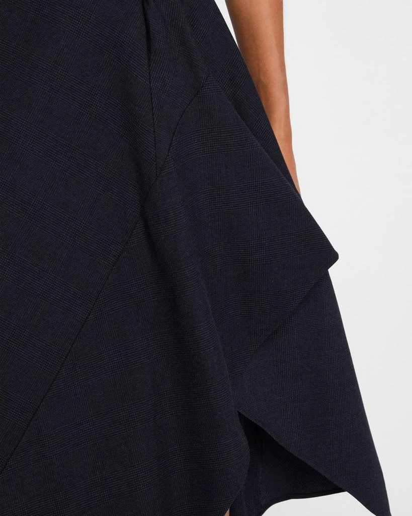 A.L.C. Draped Navy Midi Skirt 5