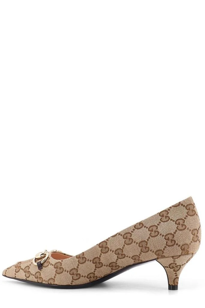 Gucci Gucci Horsebit Pointed-Toe Pumps 3