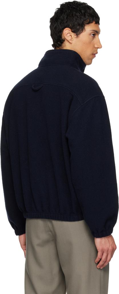 Rier SSENSE Exclusive Navy Fleece Jacket - Hoodies - BeyondStyle