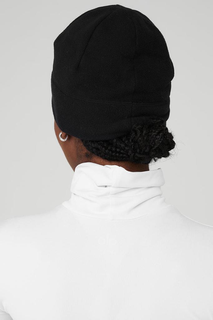 Alo Performance Fleece Beanie - Black/Black - Hats - Free Shipping