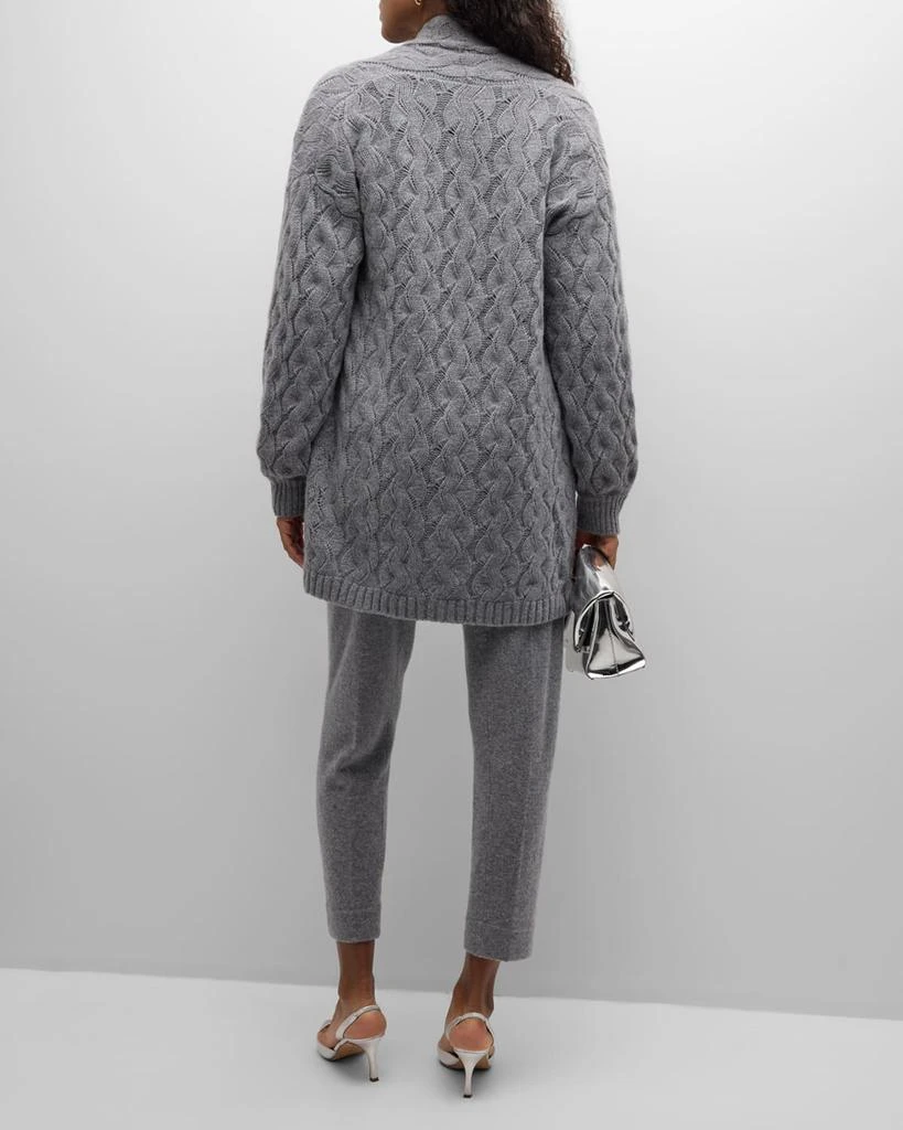 TSE Cashmere Cashmere Oversized Cable-Knit Cardigan 3