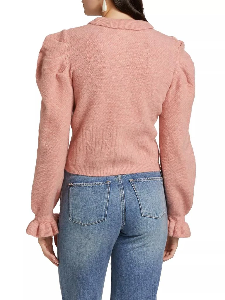 Farm Rio Ruffle Knit Cardigan 5