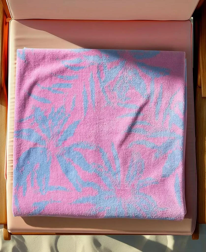 Jessica Simpson Palm Bliss Cotton Beach Towel, 36" x 72" 2