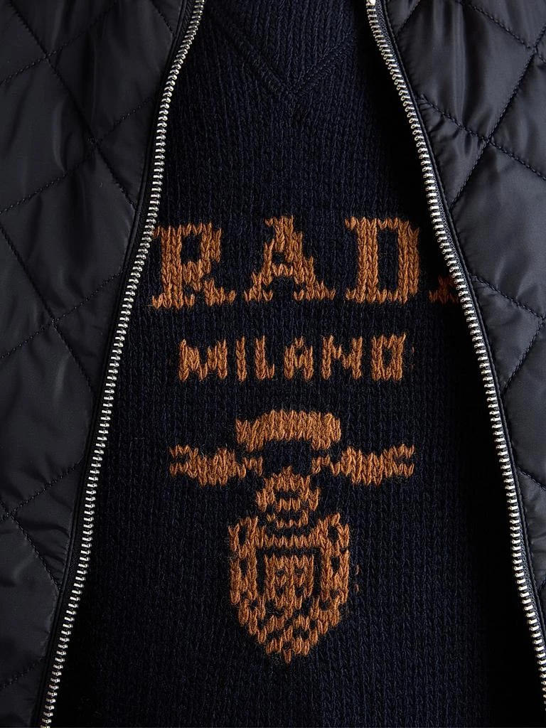 Prada Wool and Cashmere Crew-Neck Sweater 3