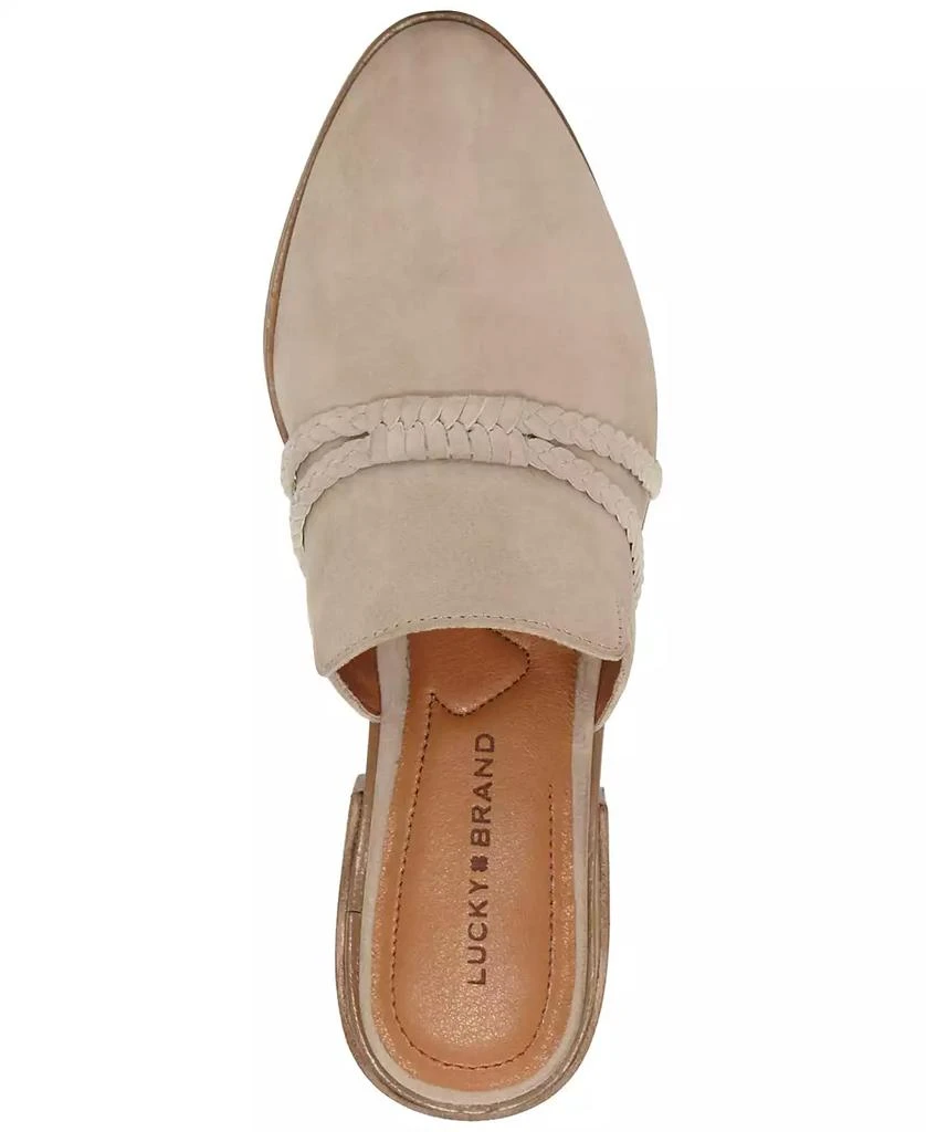 Lucky Brand Women's Marisole Braided Block-Heel Clog Mules 4