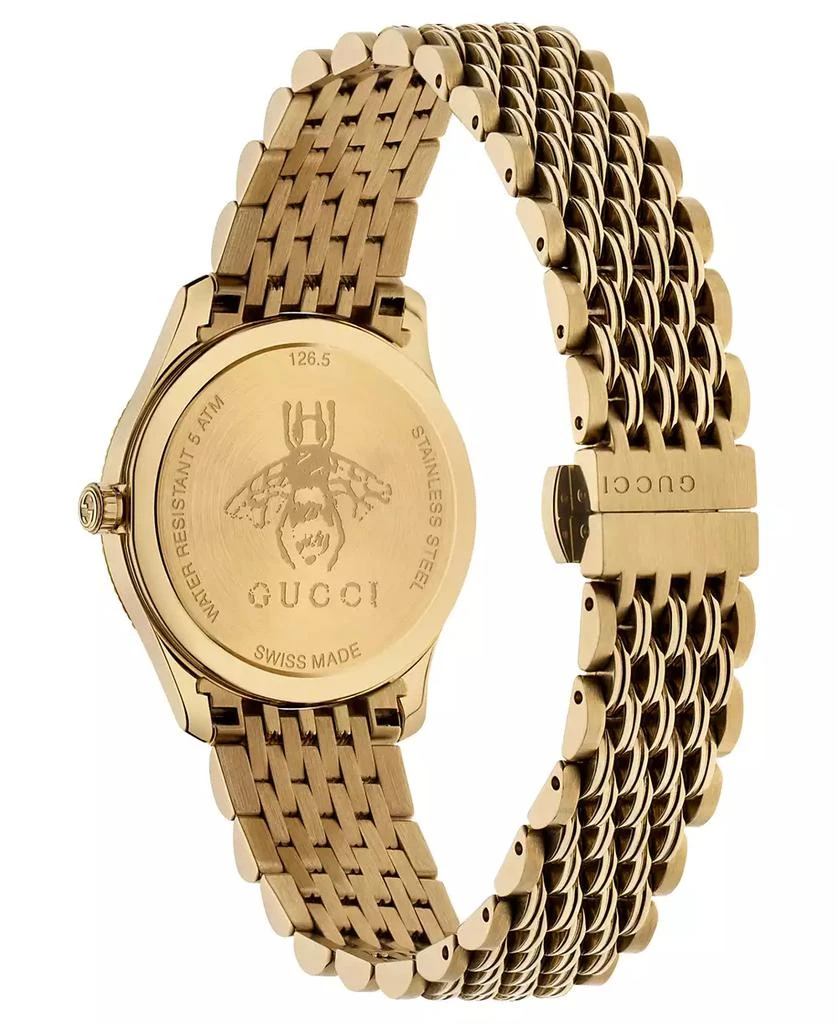 Gucci G-Timeless Gold PVD Stainless Steel Bracelet Watch 29mm 3