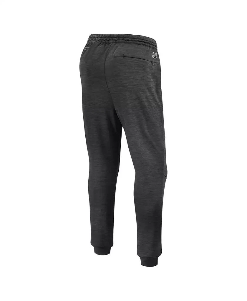 Fanatics Men's Heather Charcoal Chicago Blackhawks Authentic Pro Fleece Sweatpants 3